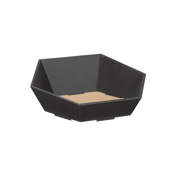Präsentkorb sechseckig - klein: Ø 265 mm