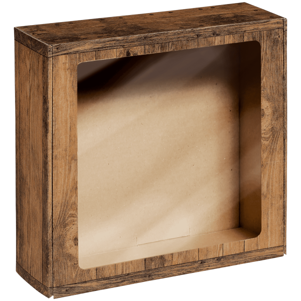 Geschenkbox mit Sichtfenster - groß