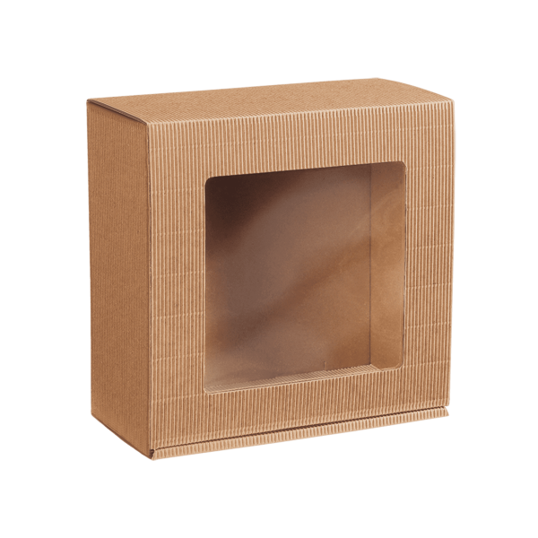 Geschenkbox mit Sichtfenster - mittel