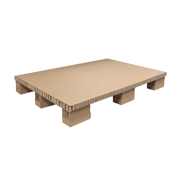 Papierpalette ohne Kantenschutz